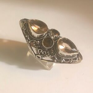 Morganite 925 Sterling Silver Ring